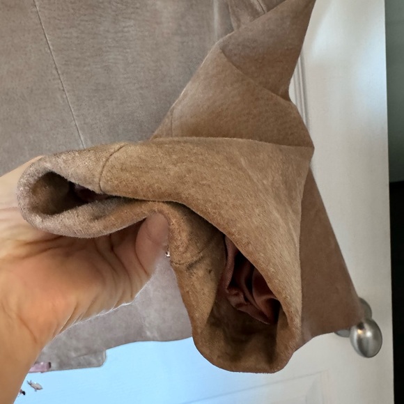 Light Brown Suede Blazer Vintage Small Excellent Condition - Picture 4 of 7